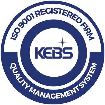 KEBS ISO 9001 Registered Firm — Quality Management System