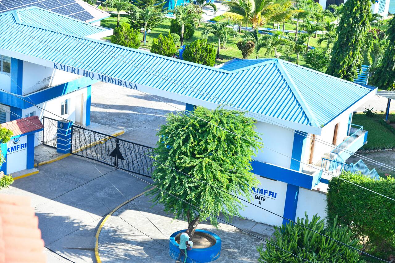 KMFRI HQ Mombasa entrance