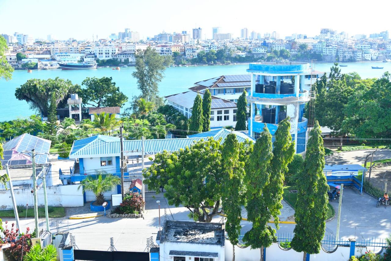 KMFRI Mombasa campus and waterfront