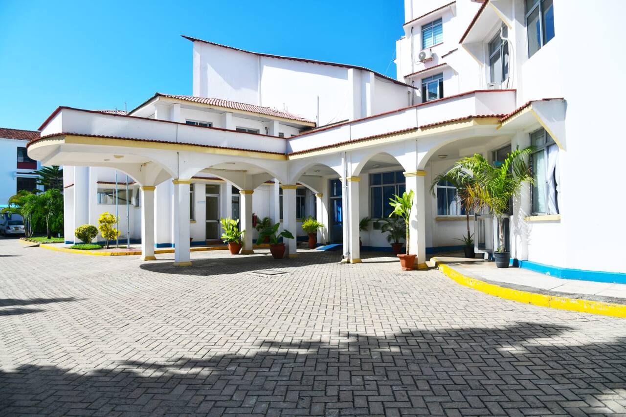 KMFRI Mombasa offices courtyard